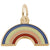 Rainbow Charm in Yellow Gold Plated