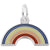 Rainbow Charm In Sterling Silver