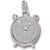 Alarm Clock charm in Sterling Silver hide-image