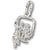 Ski Lift charm in Sterling Silver hide-image