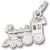 Train charm in 14K White Gold hide-image