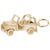 Jeep Charm in Yellow Gold Plated