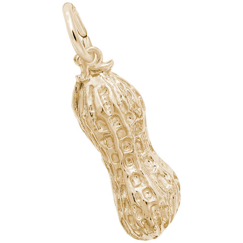 Peanut Charm in Yellow Gold Plated