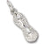 Peanut charm in Sterling Silver hide-image