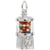 Gumball Machine Charm In Sterling Silver