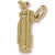 Golf Clubs charm in Yellow Gold Plated hide-image