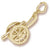 Cannon charm in Yellow Gold Plated hide-image