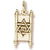 Torah Charm in 10k Yellow Gold hide-image