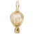 Hot Air Balloon Charm In Yellow Gold