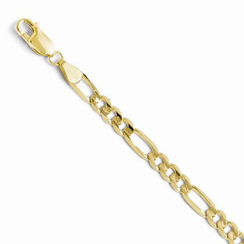 10K Yellow Gold Light Figaro Chain