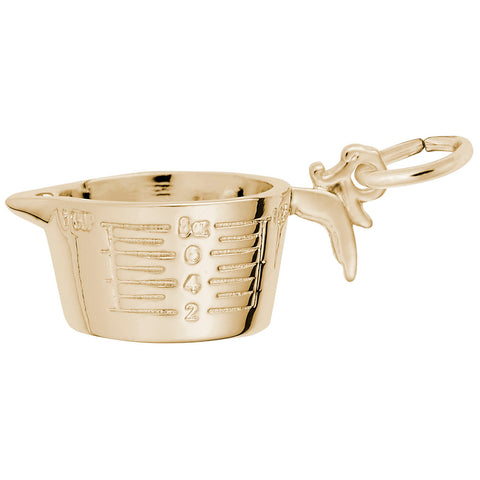 Measuring Cup Charm in Yellow Gold Plated