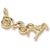 Carriage charm in Yellow Gold Plated hide-image