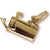 Mail Box Charm in 10k Yellow Gold