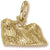 Pekingese charm in Yellow Gold Plated hide-image
