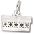 Covered Bridge charm in Sterling Silver hide-image