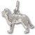 Dog, Newfoundland charm in Sterling Silver hide-image