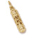 Mzuzah charm in Yellow Gold Plated hide-image