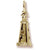 Lighthouse charm in Yellow Gold Plated hide-image