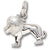 Lion charm in 14K White Gold hide-image