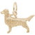 Retriever Charm In Yellow Gold