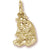 Panda charm in Yellow Gold Plated hide-image