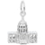 Capitol Bldg. Charm In Sterling Silver