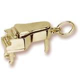 Piano charm in Yellow Gold Plated hide-image