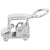 Golf Cart Charm In Sterling Silver