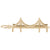 Golden Gate Bridge Charm in Yellow Gold Plated
