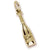 Wine Bottle charm in Yellow Gold Plated hide-image