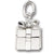 Gift Box charm in Sterling Silver hide-image