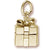 Gift Box charm in Yellow Gold Plated hide-image