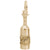 French Wine Charm in Yellow Gold Plated