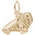 Walrus Charm in Yellow Gold Plated