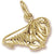 Walrus Charm in 10k Yellow Gold hide-image