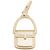 Purse Charm in Yellow Gold Plated