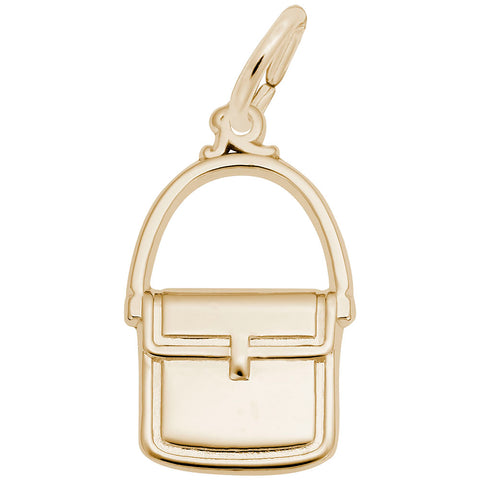 Purse Charm In Yellow Gold