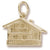 Swiss Chalet charm in Yellow Gold Plated hide-image
