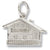 Swiss Chalet charm in Sterling Silver hide-image