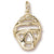 Catcher'S Mask charm in Yellow Gold Plated hide-image
