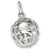 Globe 3D charm in Sterling Silver hide-image