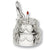 Happy Birthday Cake charm in Sterling Silver hide-image