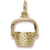 Nantucket Basket charm in Yellow Gold Plated hide-image