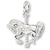 Carousel charm in Sterling Silver hide-image