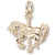 Carousel charm in Yellow Gold Plated hide-image