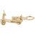 Scooter Charm in Yellow Gold Plated