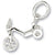 Tricycle charm in Sterling Silver hide-image