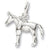 Mule charm in 14K White Gold hide-image