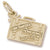 Suitcase Charm in 10k Yellow Gold hide-image
