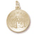 Hawaii charm in Yellow Gold Plated hide-image